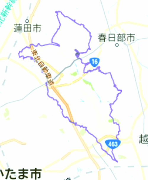 岩槻地図