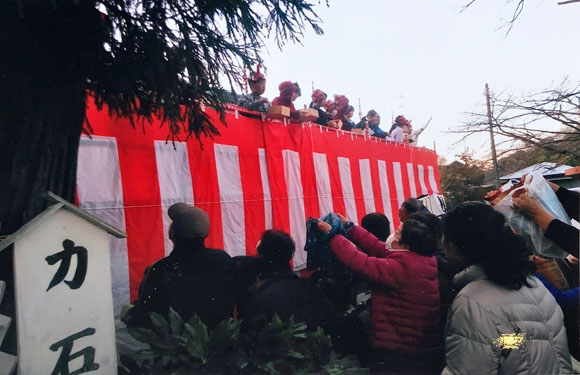 武蔵第六天神社「節分祭」（2020年2月3日）